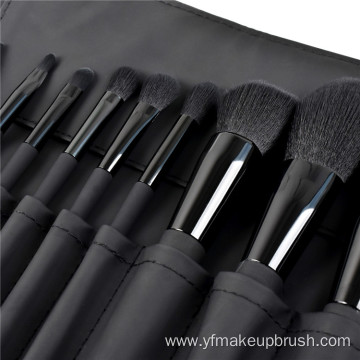 9pcs Soft Synthetic Hair Makeup Brushes Set